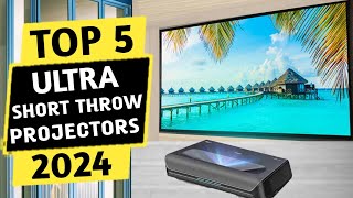 Top 5 Best Ultra Short Throw Projectors In 2024 [upl. by Horvitz437]