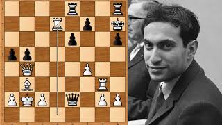 Mikhail Tal vs Gedeon Barcza  Varna Olympiad 1962 [upl. by Nnovahs]