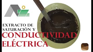 Conductividad eléctrica del extracto de saturación [upl. by Alard]