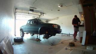 2000 Toyota Tacoma Suspension install [upl. by Neiht198]