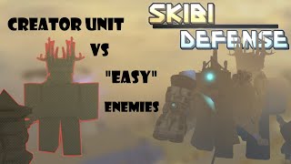 Skibi Defense Creator Unit VS quotEasiestquot Enemies [upl. by Ntsuj684]