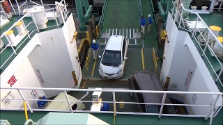 ＧＷ中の伊勢湾フェリー 車の積み込みはギリギリ！！ [upl. by Copland]