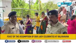 Feast of the Assumption of Our Lady celebrated at Raj Bhavan [upl. by Nytsyrk]