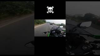 Zx10r hyper rider farari waal sa kiya drag race 🏁 🏎 ☠ [upl. by Einalam]