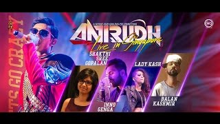 04 Aluma Doluma Anirudh Live In Singapore 20171080p [upl. by Yssenhguahs]