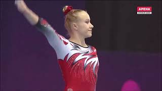 Viktoria Listunova RUS Floor DScore 2024 Russian Championship QFTF 202224 Code 14133 60 [upl. by Mcmullan]