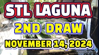 STL LAGUNA RESULT TODAY 2ND DRAW NOVEMBER 14 2024 4PM  THURSDAY [upl. by Nitsyrk]