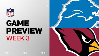 Detroit Lions vs Arizona Cardinals  2024 Week 3 Game Preview [upl. by Eanar]