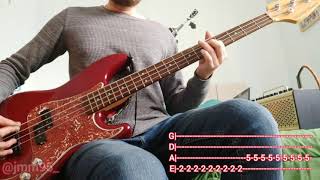 Dorian La Tormenta De Arena Bass Cover tabs [upl. by Heringer895]