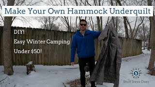 Make Your Own Underquilt for 50  DIY [upl. by Silverman617]