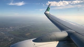 Approach  Landing in Rotterdam The Hague Airport RTMEHRD [upl. by Yanaton]