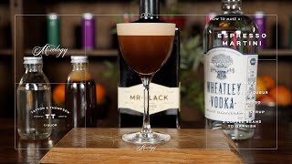 How To Make A Espresso Martini  Classic Cocktail Recipe  Vegan Friendly [upl. by Ibbie]