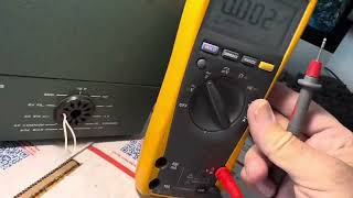 Heathkit HP23 power supply test for basic voltages [upl. by Ativ]