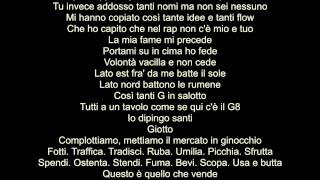 Vendetta  Marracash LYRICS TESTO [upl. by Birch458]