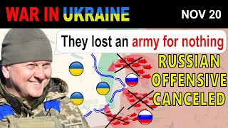 20 Nov BRUTAL DEFEAT Russians ARREST ALL GENERALS Siversk Offensive Ended  War in Ukraine [upl. by Evadne101]