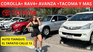 AUTOS Y CAMIONETAS TOYOTA CALLE 13 TIANGUIS TAPATIO 🔥 [upl. by Tsirc411]