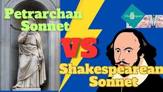 Petrarchan Sonnet Vs Shakespearean Sonnet  Difference between Petrarchan and Shakespearean Sonnet [upl. by Ecaidnac]