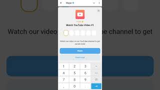 MAJOR Код к видео 1 1314092024 Забираем 5000 монет ❗❗❗ Major Video 1 Code [upl. by Colier]