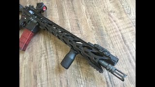 STNGR HWK 15in MLok Free Float Hanguard Install and Full Review [upl. by Mikes]