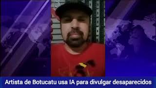 Artista de Botucatu usa IA para divulgar desaparecidos em caixas de leite [upl. by Percy]