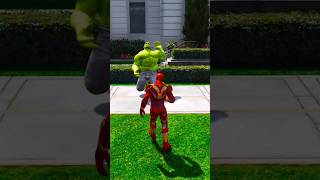 GTA V Hulk ko pakad lia bhoot shorts gta5 gta hulk ironman funnyvideos marvel shortsfeed [upl. by Novrej205]