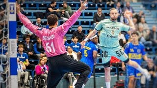 Yassine belkaied vs VfL Gummersbach 10 saves 37  European league [upl. by Tallula]