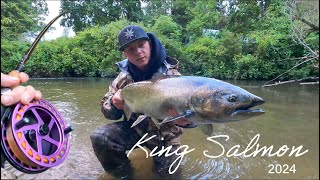 Floating SKEIN  KING SALMON  Michigan [upl. by Yorker916]