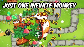 Soloing Bloonarius with The Enhancement Monkey BTD6 MODDED [upl. by Primaveras]