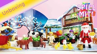 Playmobil Deutsch Adventskalender Weihnacht auf dem Bauernhof  Wir öffnen ALLE Türchen [upl. by Charlie]