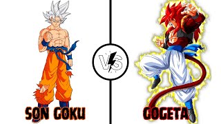 MUI Goku vs SS4 God Gogeta  Death Battle [upl. by Zul]