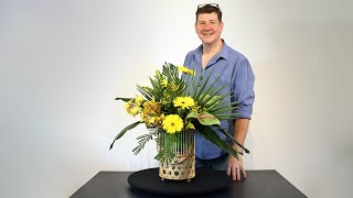 How To Make A Tropical Floral Display [upl. by Benetta]