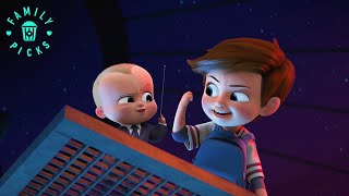 Tim and Boss Baby Stop the Launch of the Forever Puppies  The Boss Baby [upl. by Nylatsirk]