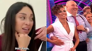 Awkward Moment Wynne Evans amp Katya Jones Strictly Drama [upl. by Attaynik]