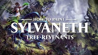 How to paint Sylvaneth Treerevenants [upl. by Erreipnaej82]