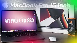 MacBook Pro 16 inch M1 Pro 1TB SSD Unboxing amp Review Should You Buy It in 2024 Best Computer Ever [upl. by Anaujnas169]