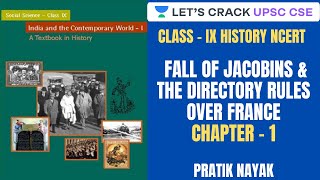 L6 French Revolution Fall of Jacobins amp the Directory Rules over France  Class 9 History NCERT [upl. by Neladgam]