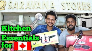 Kitchen Essentials for Canada  Ep 2  Kolars in Canada  Kitchen Utensils to pack from India [upl. by Aicirtam517]