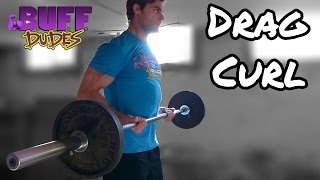 How to Perform Drag Curl Biceps Exercise Tutorial [upl. by Nomyar]