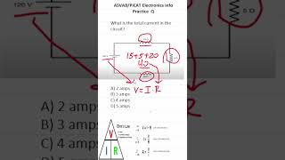 ASVABPiCAT Electronics Information Practice Test Question Ohms Law acetheasvab with grammarhero [upl. by Uba]