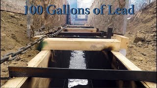 Pouring a 45Ton Lead Keel  Acorn to Arabella Journey of a Wooden Boat Episode 24 [upl. by Kirtap]