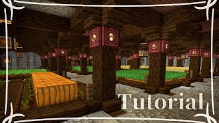 Minecraft  How to build an Underground Farm  Design  Tutorial  Survival [upl. by Didier972]