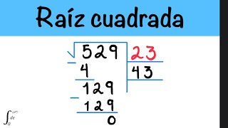 Raíz cuadrada  con sencillos pasos [upl. by Aivataj]