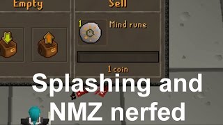 OSRS Splashing amp Guthans NMZ REMOVED [upl. by Rehotsirhc]