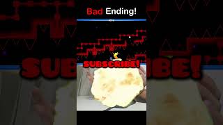 Double Life Bad Ending in Geometry Dash 😱 [upl. by Gentille]