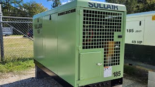 Heavy Duty Air Compressor SULLAIR 185 Stationary [upl. by Isman]