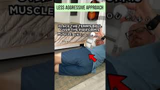 How to Do SelfTrigger Point Release on Your Piriformis Muscle Using a Tennis Ball shorts [upl. by Lamori]