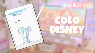 🌈 COLO  On commence un nouveau coloriage mystère disney 💌 3 [upl. by Anilesor]