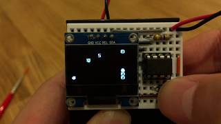 DIY game console based on ATtiny85 Arduino [upl. by Linnea]