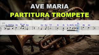 Ave Maria  Schubert  PARTITURA TROMPETESAX TENOR [upl. by Lisab425]