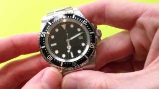 Sterile Submariner Homage Watch Review Parnis by WatchItAllAbout [upl. by Hanid]